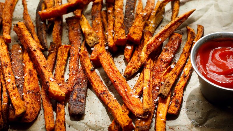 Sweet Potato or Zucchini Fries Instead of Regular Fries