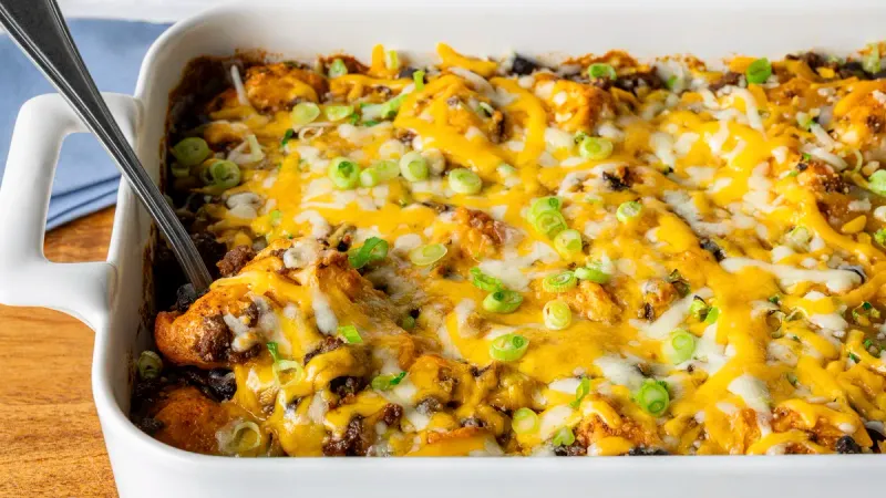 Taco Bubble Up Bake