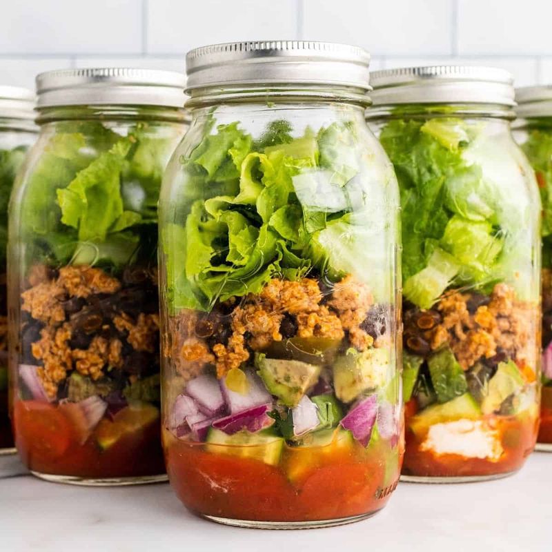 Taco Salad Jar