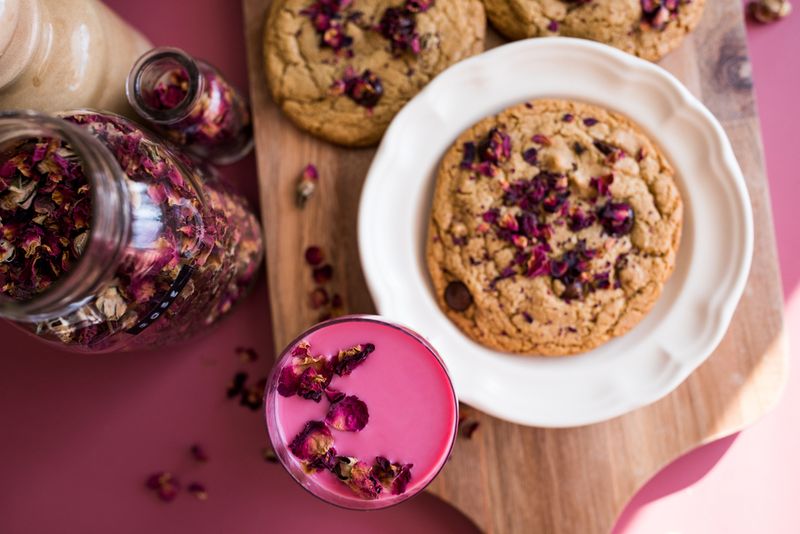 Tahini Chocolate Chip Cookies