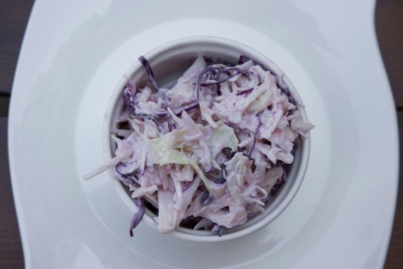 Tangy Homemade Coleslaw: Crunchy Refreshment