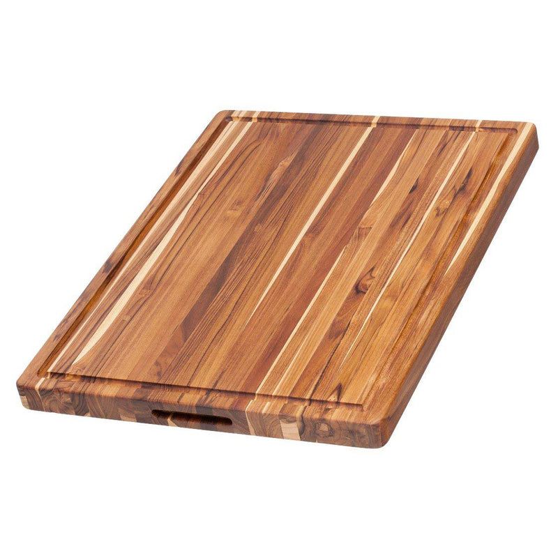 Teakhaus Rectangle Cutting Board with Hand Grip