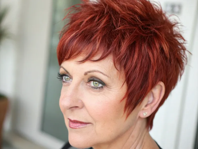 Textured Crop With Choppy Fringe