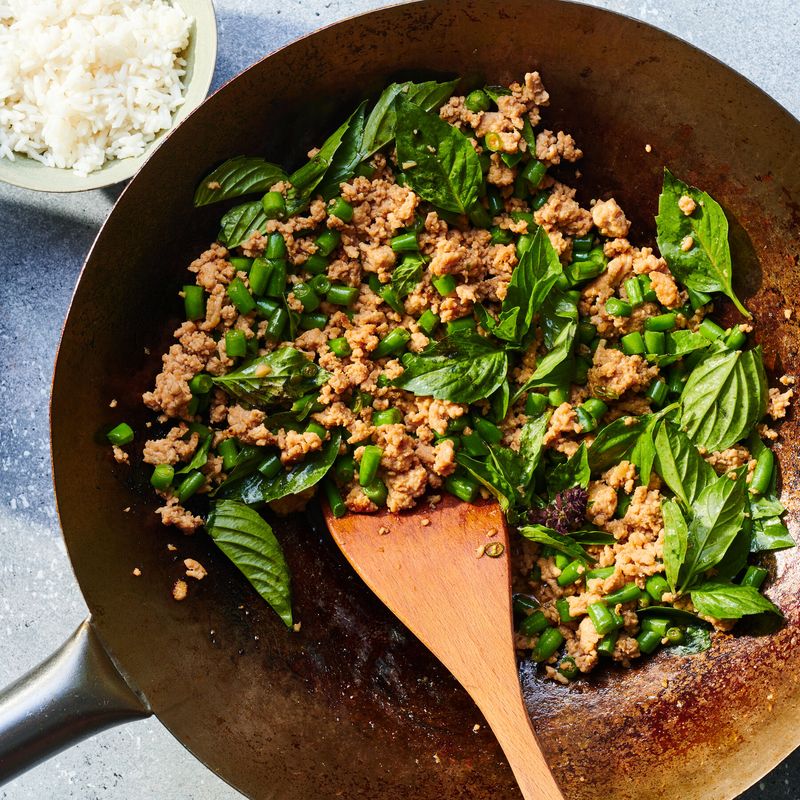 Thai Basil Chicken Stir-Fry (Pad Krapow Gai)