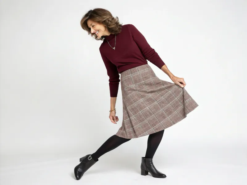 The Skirt + Sweater Combination