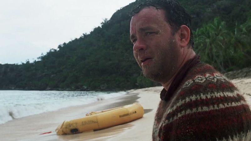 Tom Hanks in Cast Away
