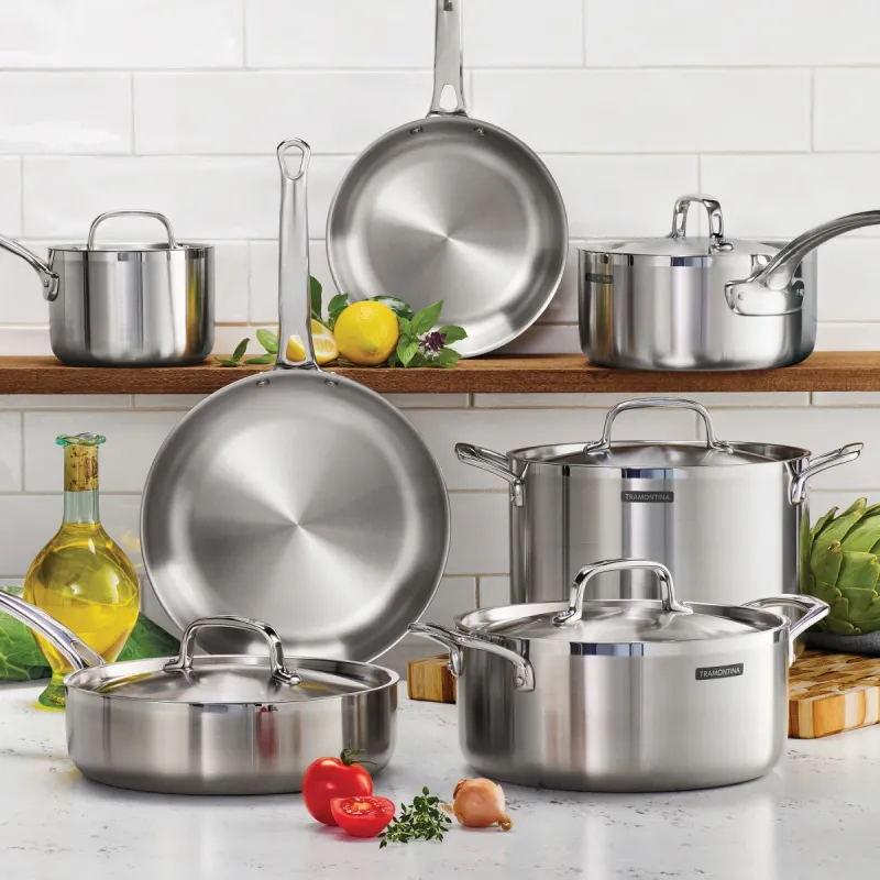 Tramontina Tri-Ply Clad 10-Piece Set