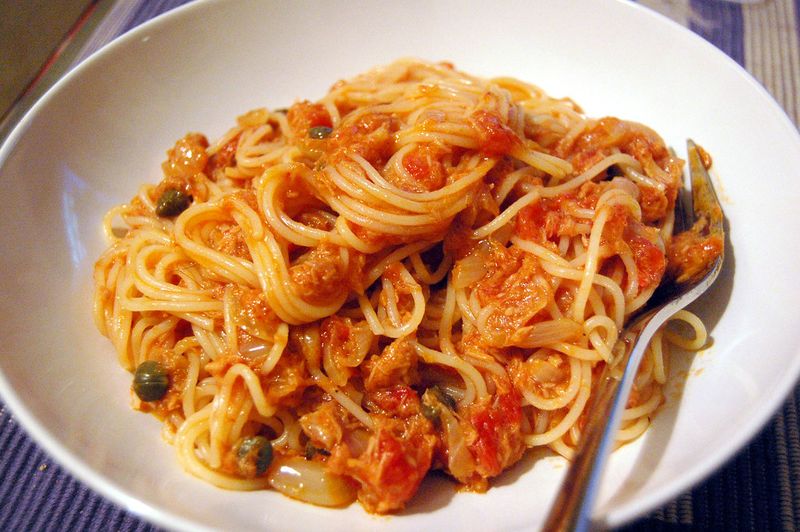 Tuna and Tomato Pasta: Pantry Hero Dinner