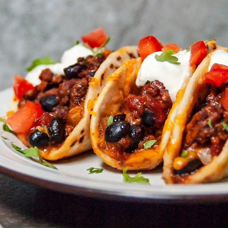 Turkey & Black Bean Tacos