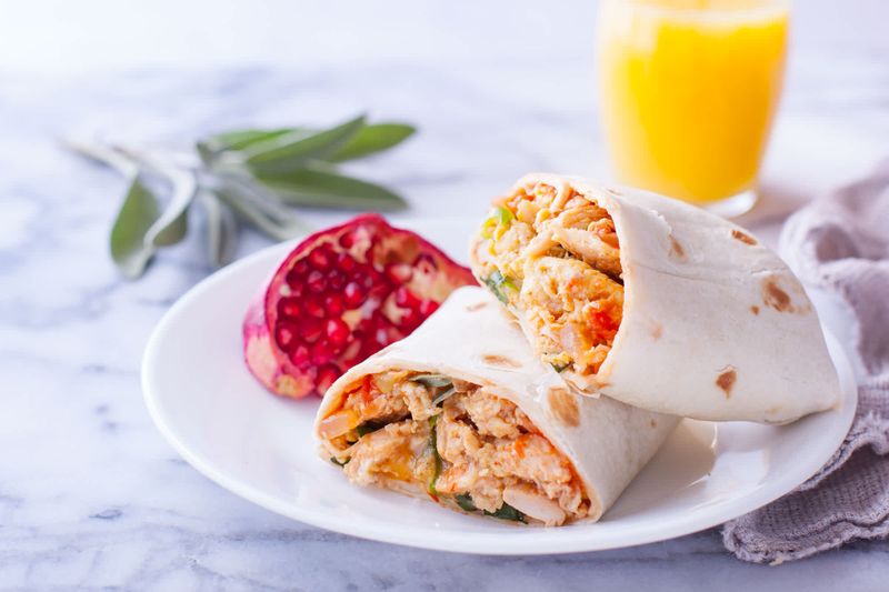 Turkey & Egg Breakfast Burrito
