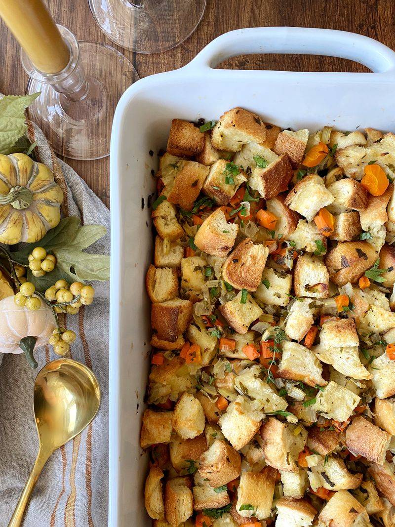 Turkey and Stuffing Skillet
