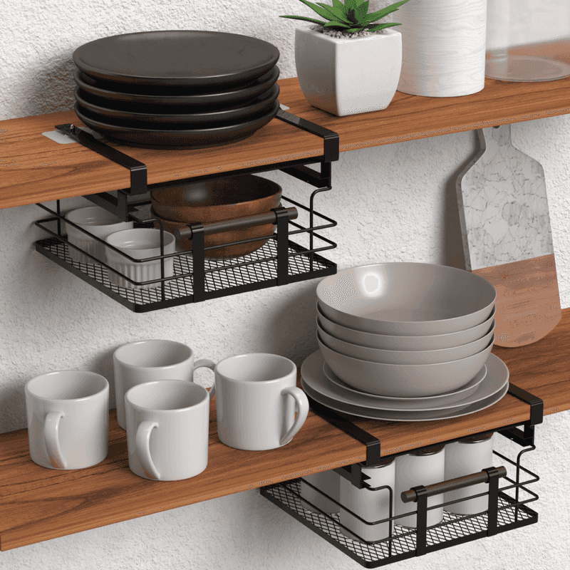 Under-Shelf Drawers and Baskets