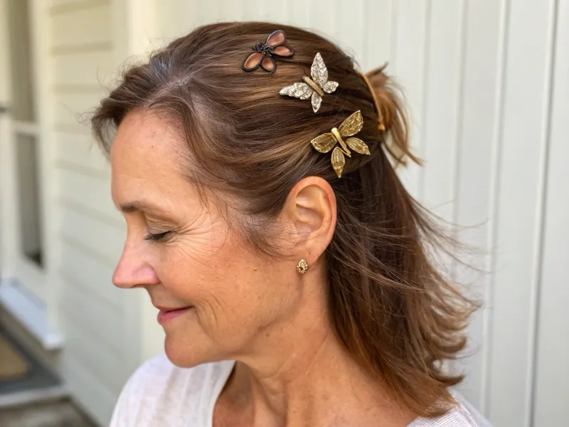 Using Outdated Hair Accessories