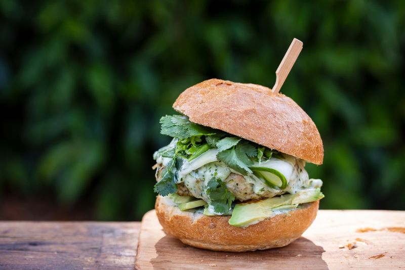Veggie-Packed Turkey Burgers