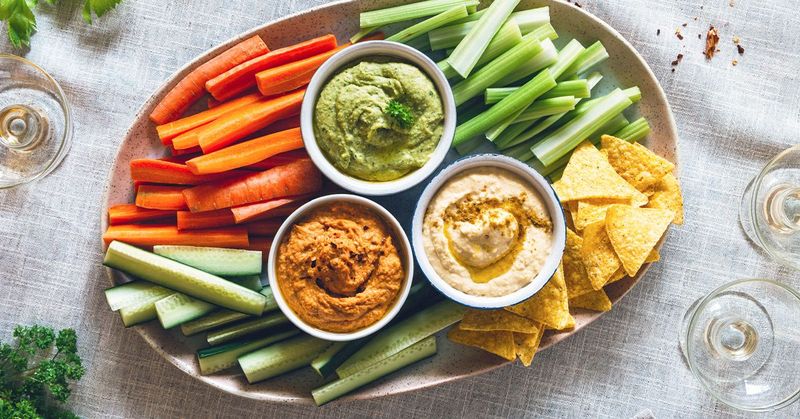 Veggie Platter with Hummus or Greek Yogurt Dip
