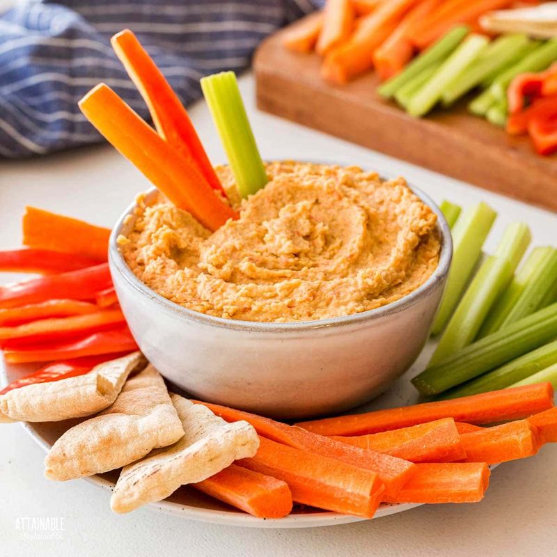 Veggie Sticks with Hummus