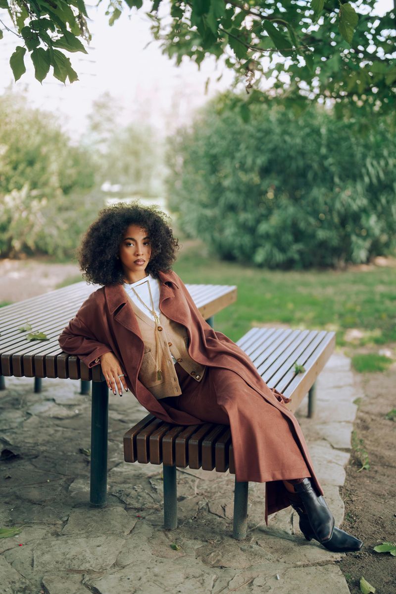 Velvety Brown Outerwear