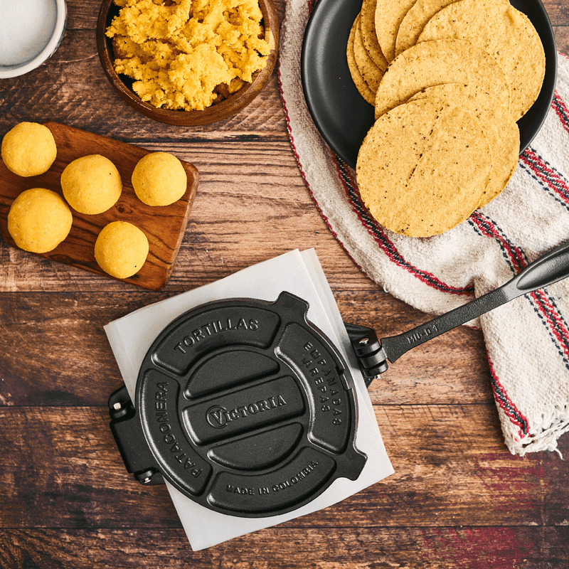 Victoria 8-Inch Cast Iron Tortilla Press