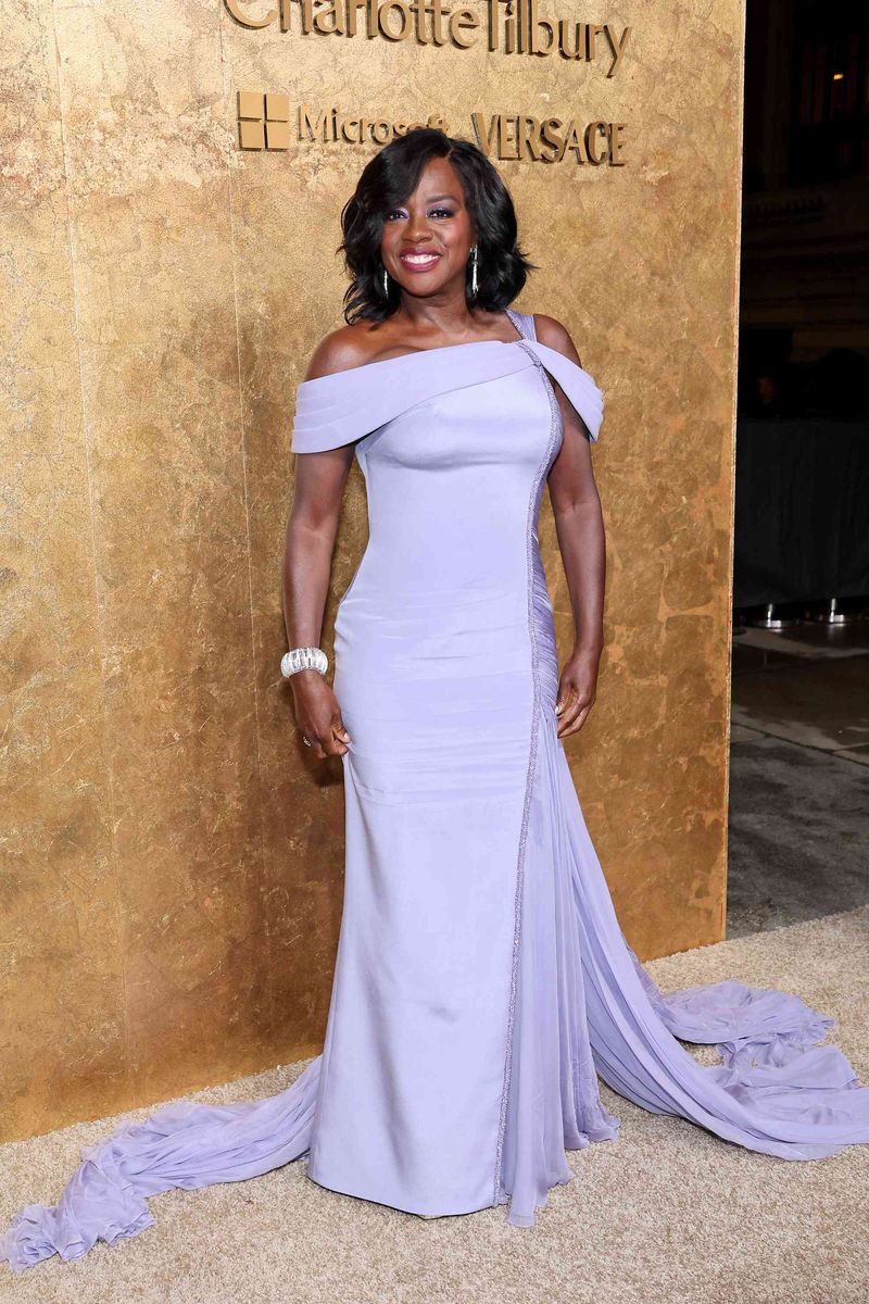 Viola Davis's Jewel-Tone Dresses