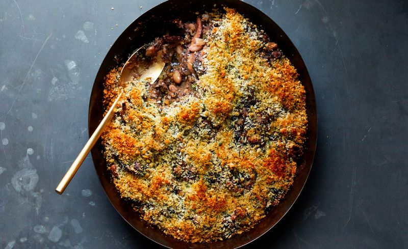 Wild Rice & Mushroom Casserole