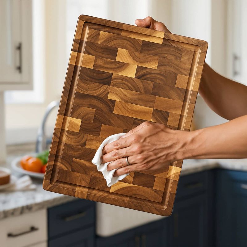Wooden Cutting Board (End-Grain)