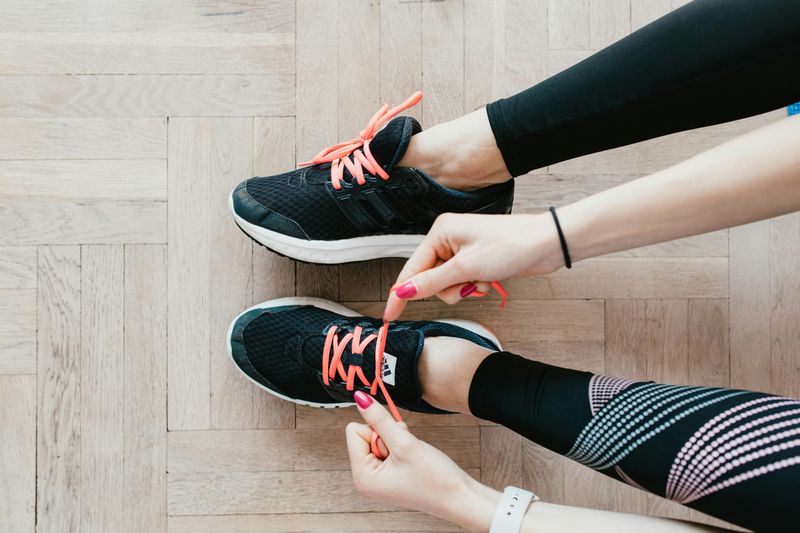 Worn-Out Running Shoes