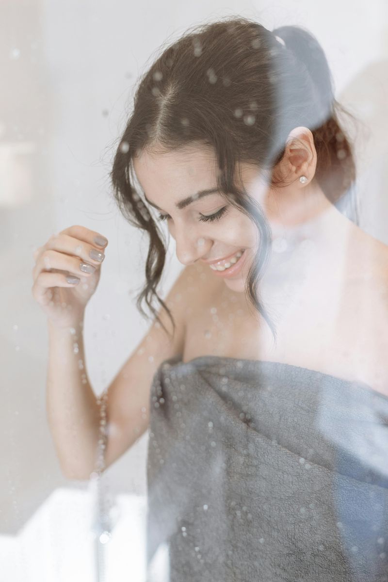Wrapping Yourself in a Warm Towel After a Shower