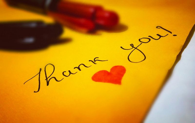 Write thank-you notes
