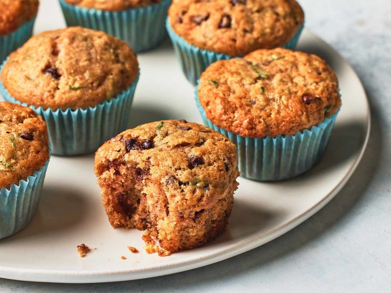 Zucchini Chocolate Chip Muffins