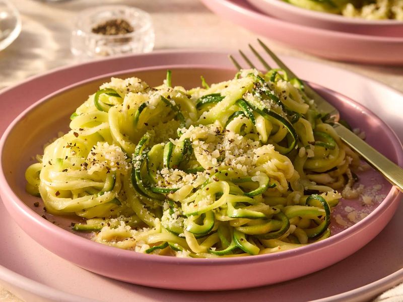 Zucchini Noodles Instead of Pasta
