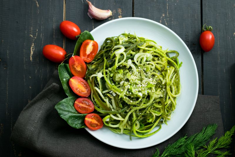 Zucchini Noodles Twist Up Pasta Night