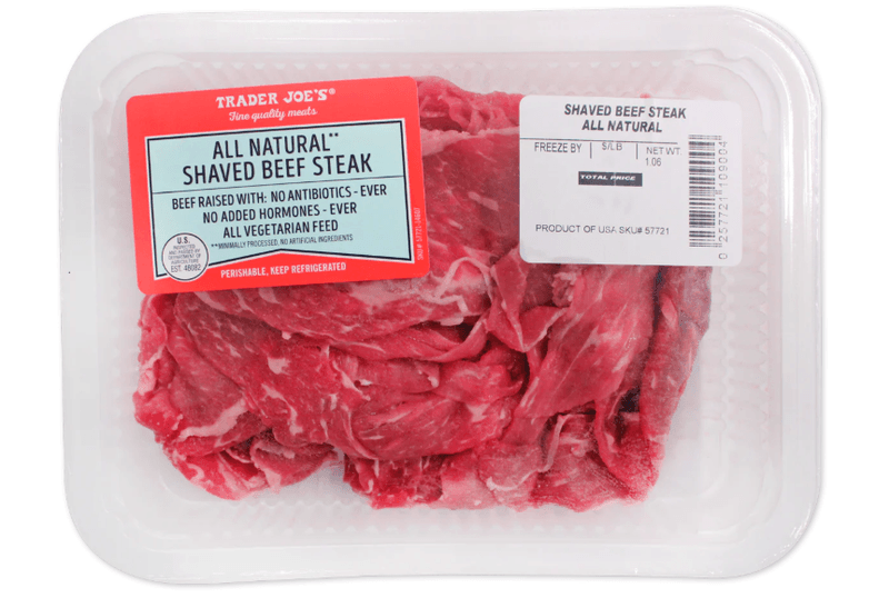 All Natural Shaved Beef Steak