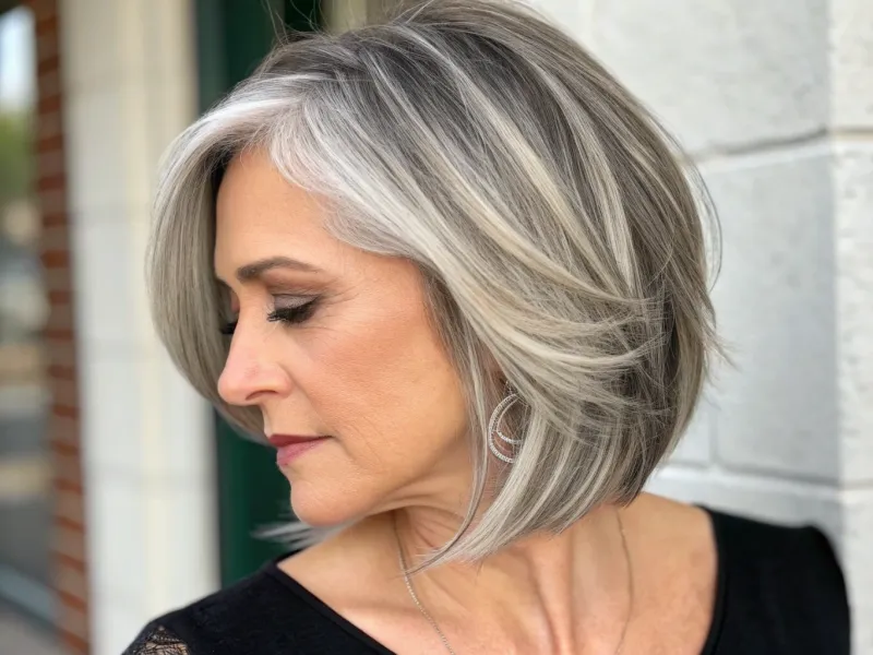 Angled Lob (Long Bob)