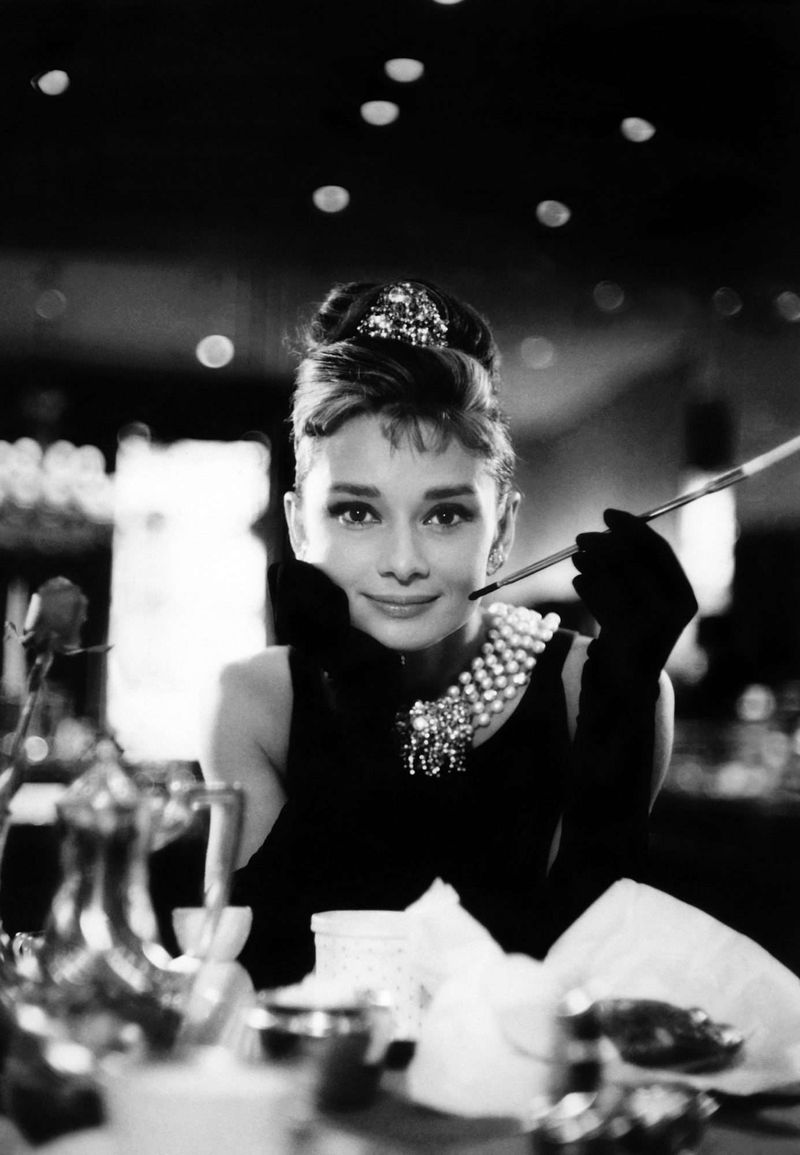 Audrey Hepburn's Elegant Updo