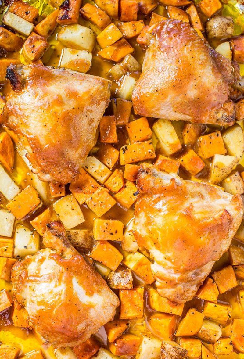 BBQ Chicken and Sweet Potatoes