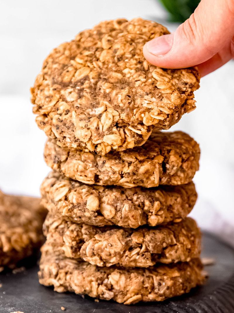 Banana Oat Protein Biscuits