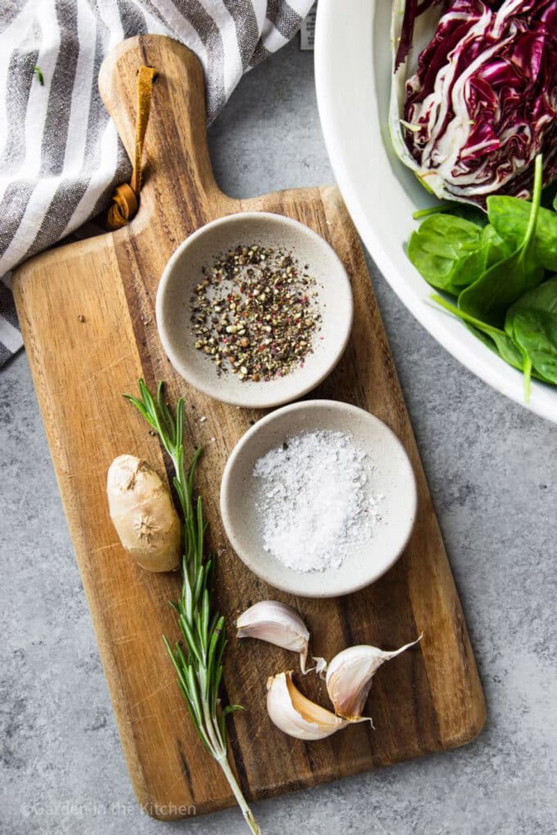 Basket With Fresh Aromatics