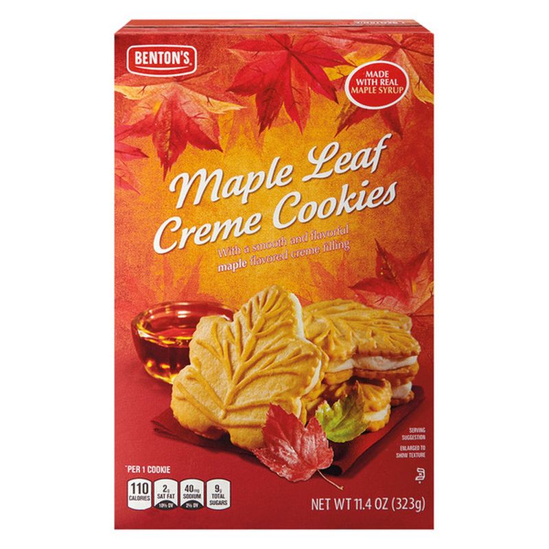 Benton's Maple Leaf Creme Cookies (Aldi)