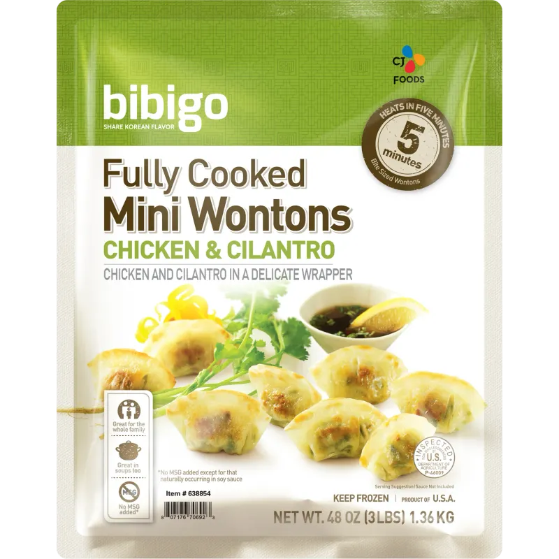 Bibigo Chicken & Cilantro Mini Wontons