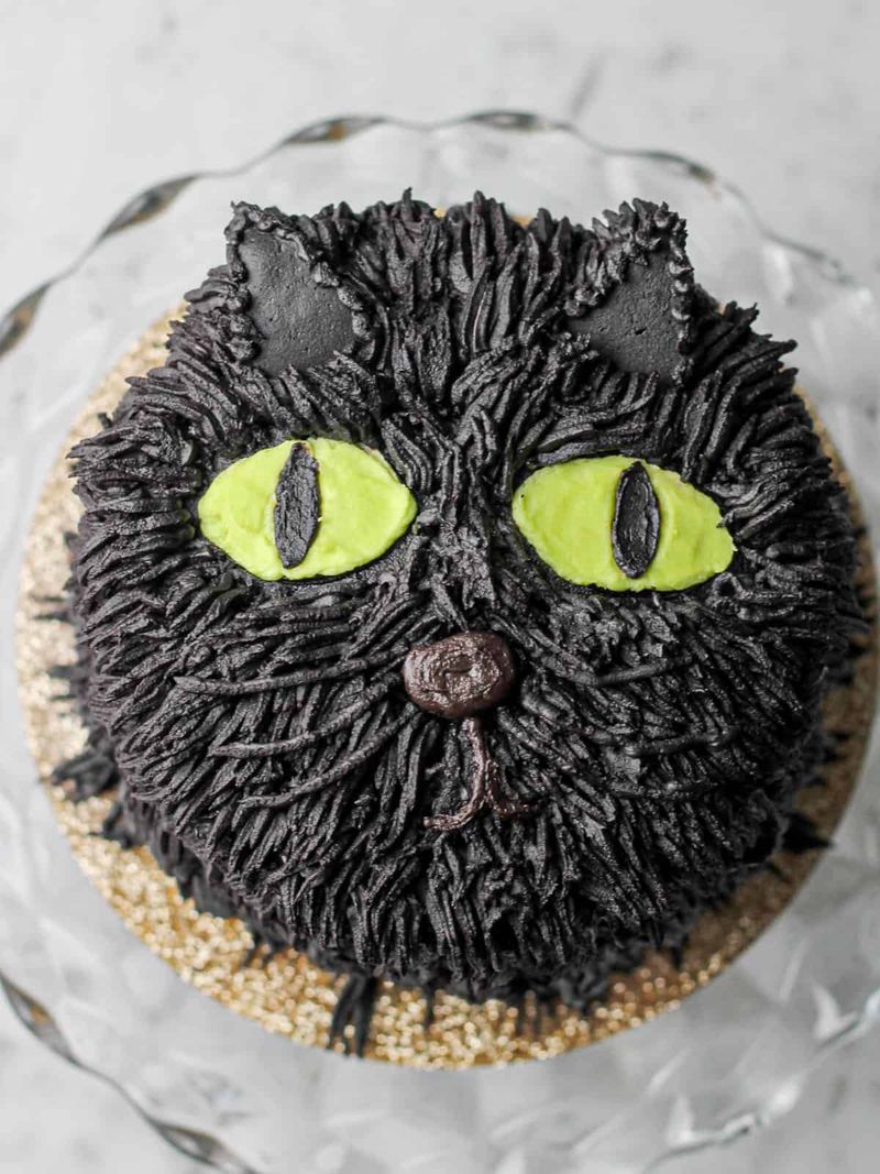 Black Cat Bundt Cake