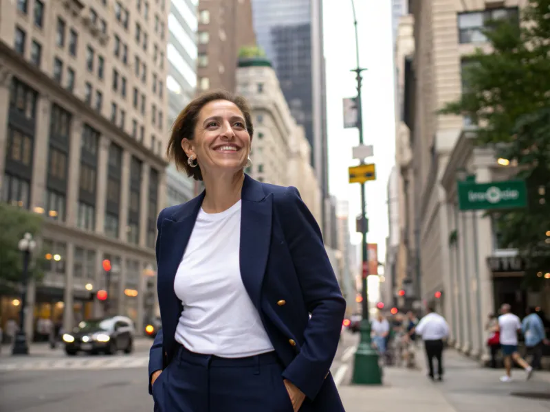 Blazer and Simple Tee