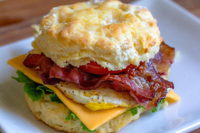 Bobby Flay's Bacon-Egg-Cheese Breakfast Sandwich