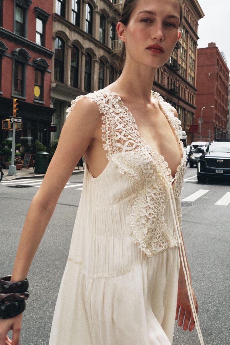 Boho-Inspired Lace/Slip Dress