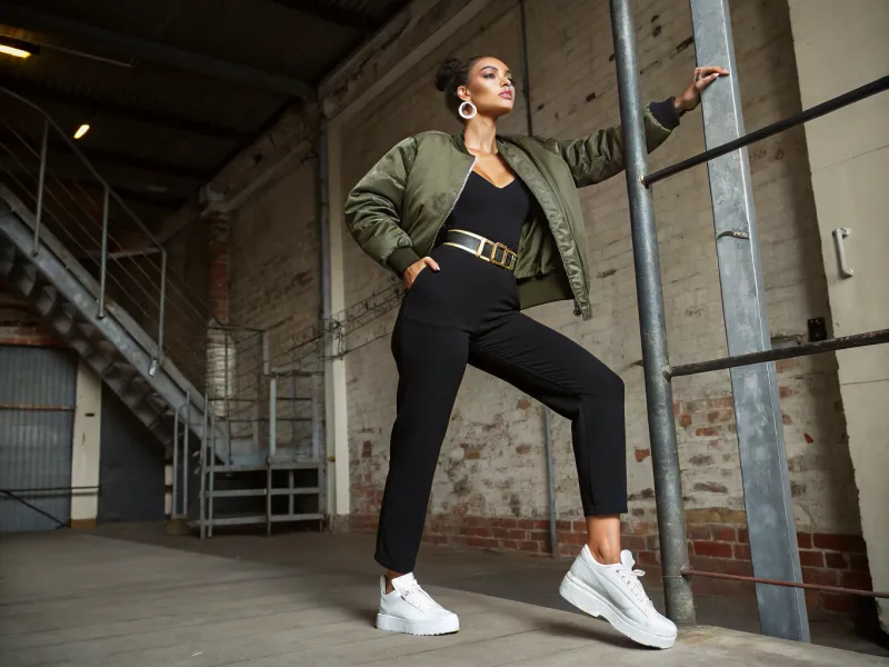 Bomber Jackets Over Jumpsuits
