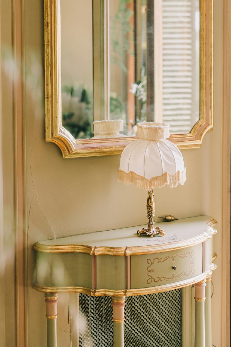 Brass or Gold-Tone Furniture Accents