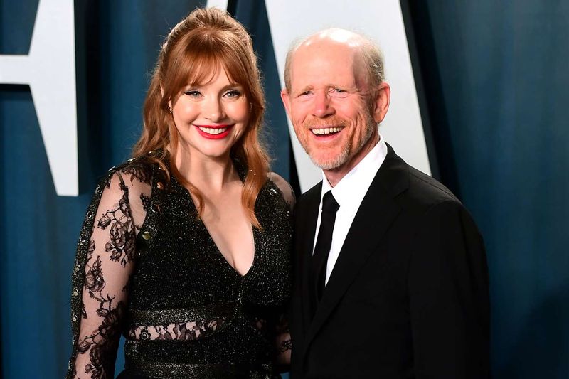 Bryce Dallas Howard and Ron Howard