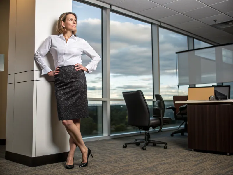 Button-Down Shirt + Pencil Skirt + Pumps