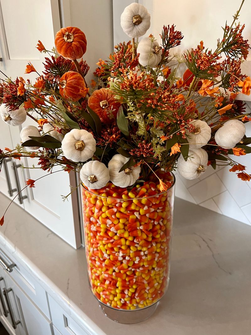 Candy Corn Vases