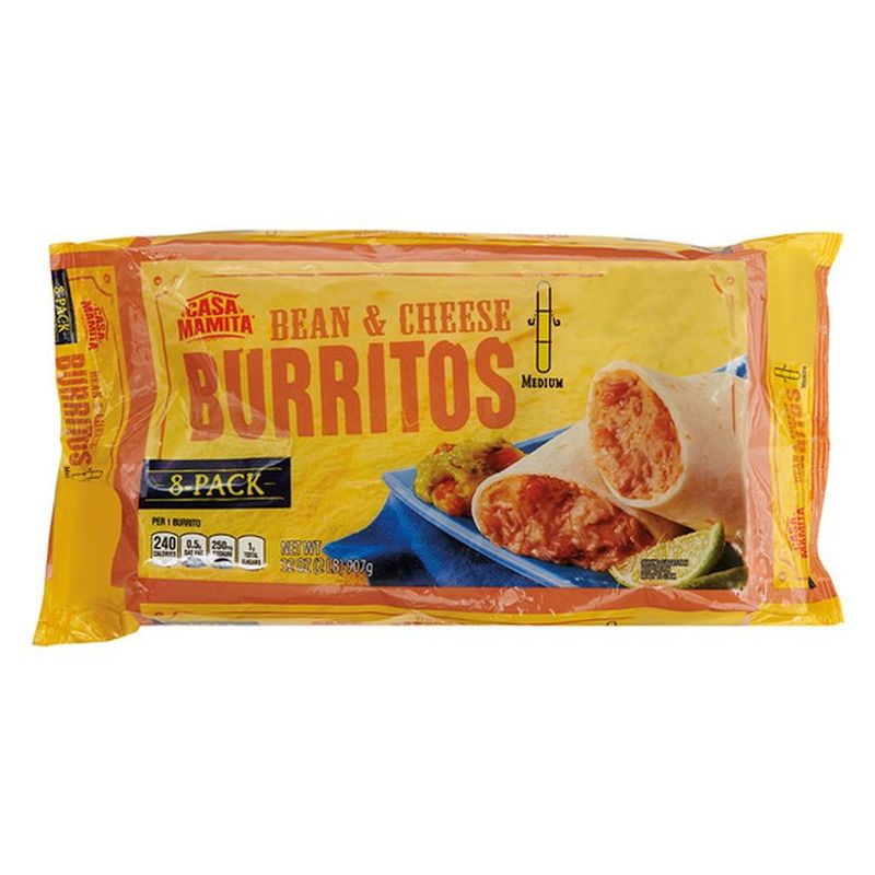 Casa Mamita Bean and Cheese Burritos