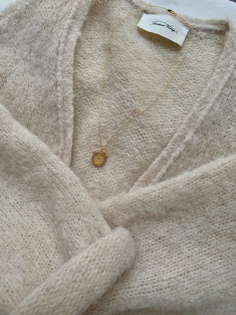 Cashmere Sweater in a Neutral Tone